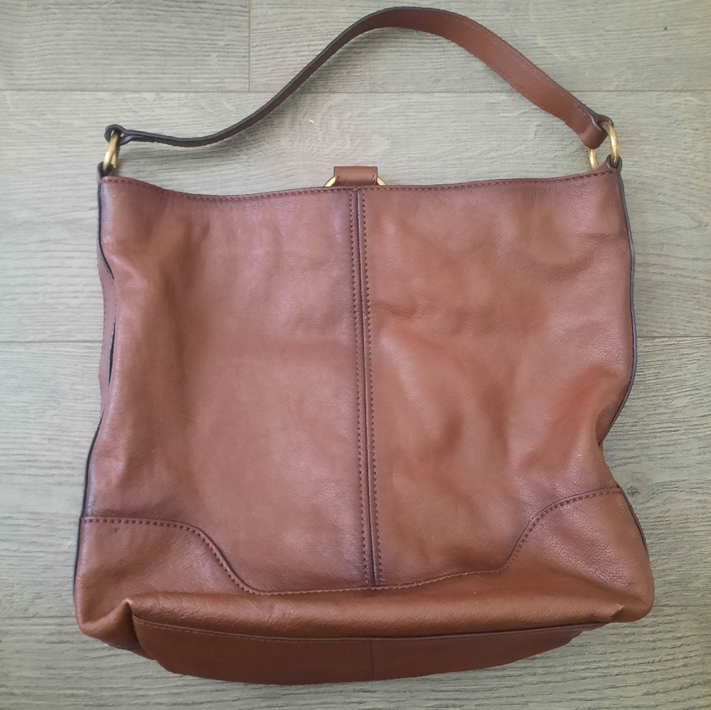 Sold! Frye Leather Ring Hobo Bag - Picture 6 of 16